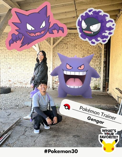 What's Your Favorite Gengar AR photo moment
